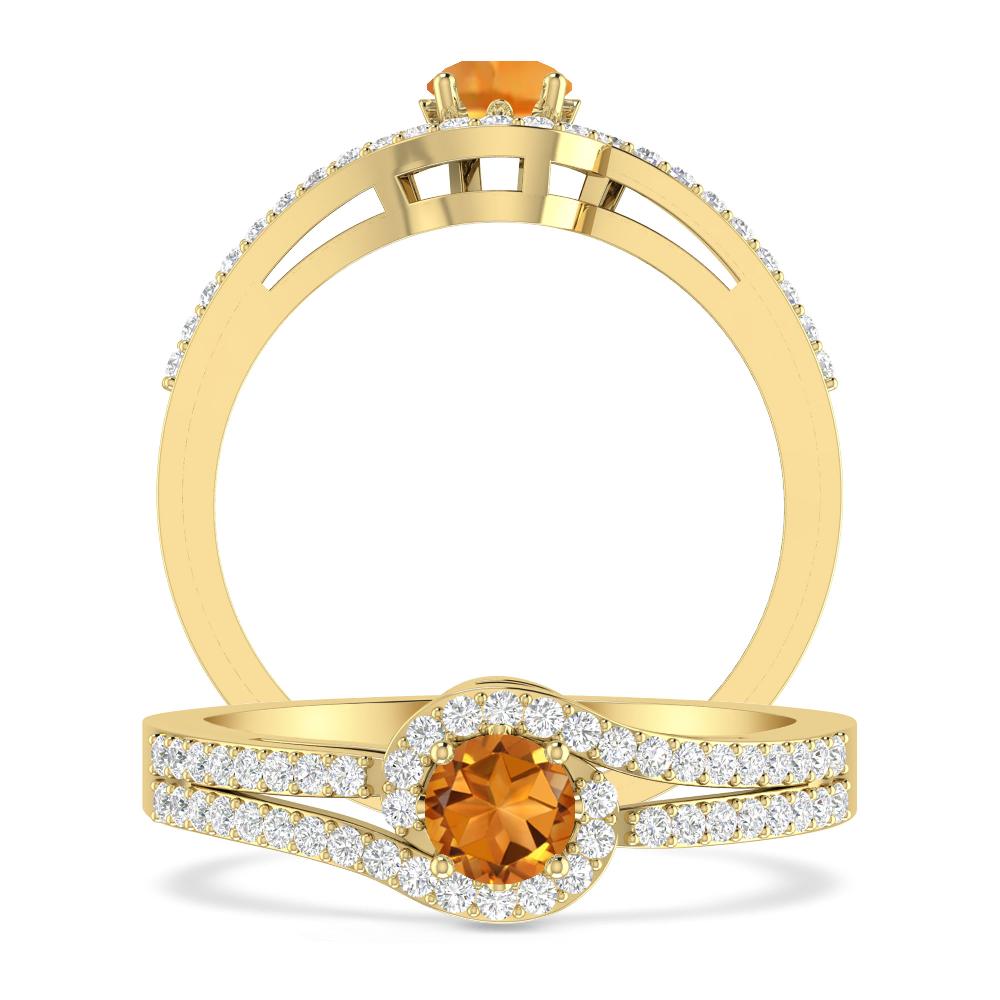 Yellow Gold - Citrine