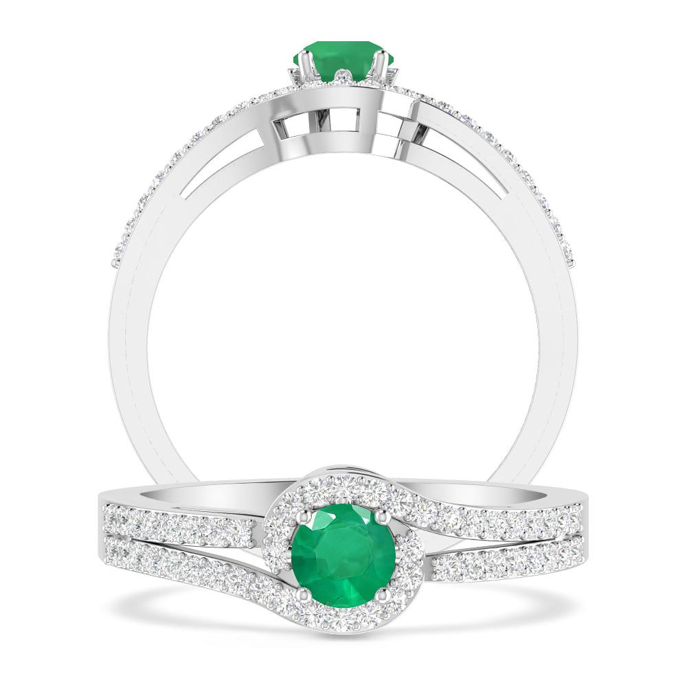 White Gold - Emerald