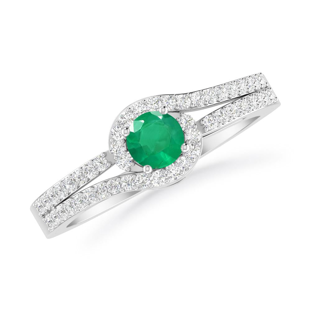 White Gold - Emerald