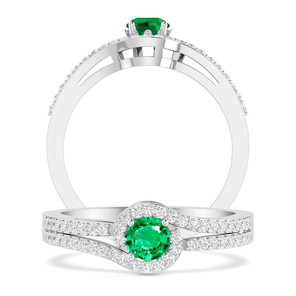 White Gold - Emerald