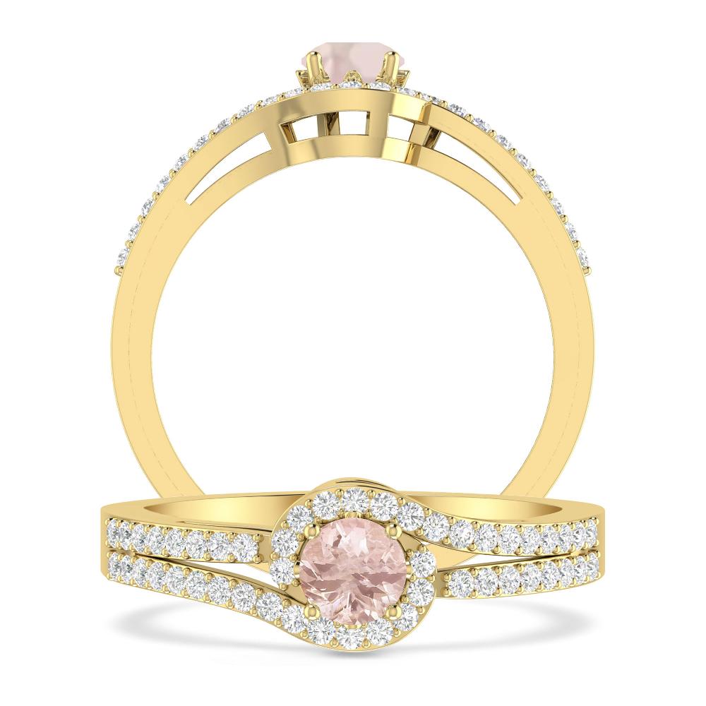 Yellow Gold - Morganite