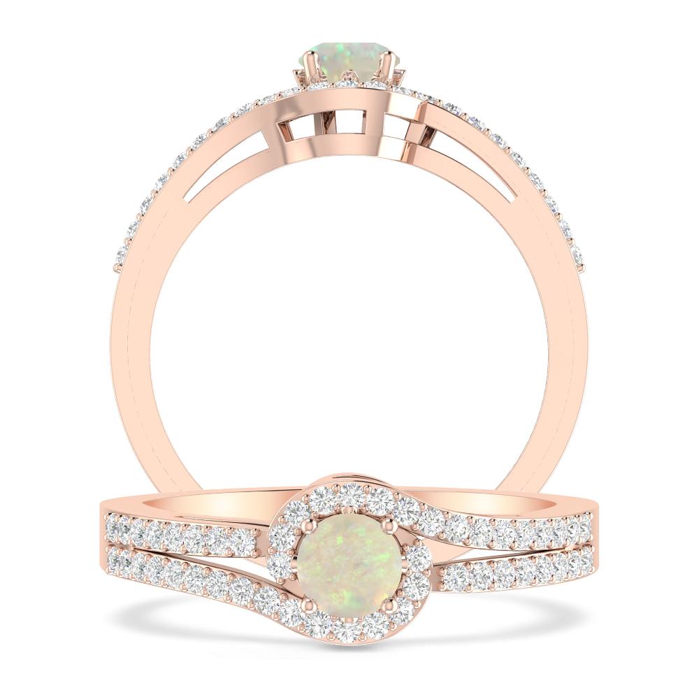 Rose Gold - Opal