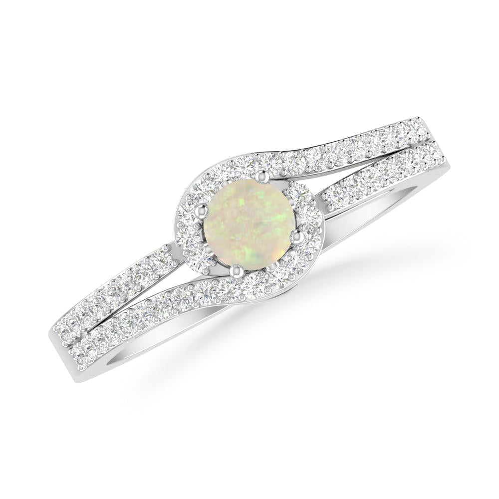 White Gold - Opal