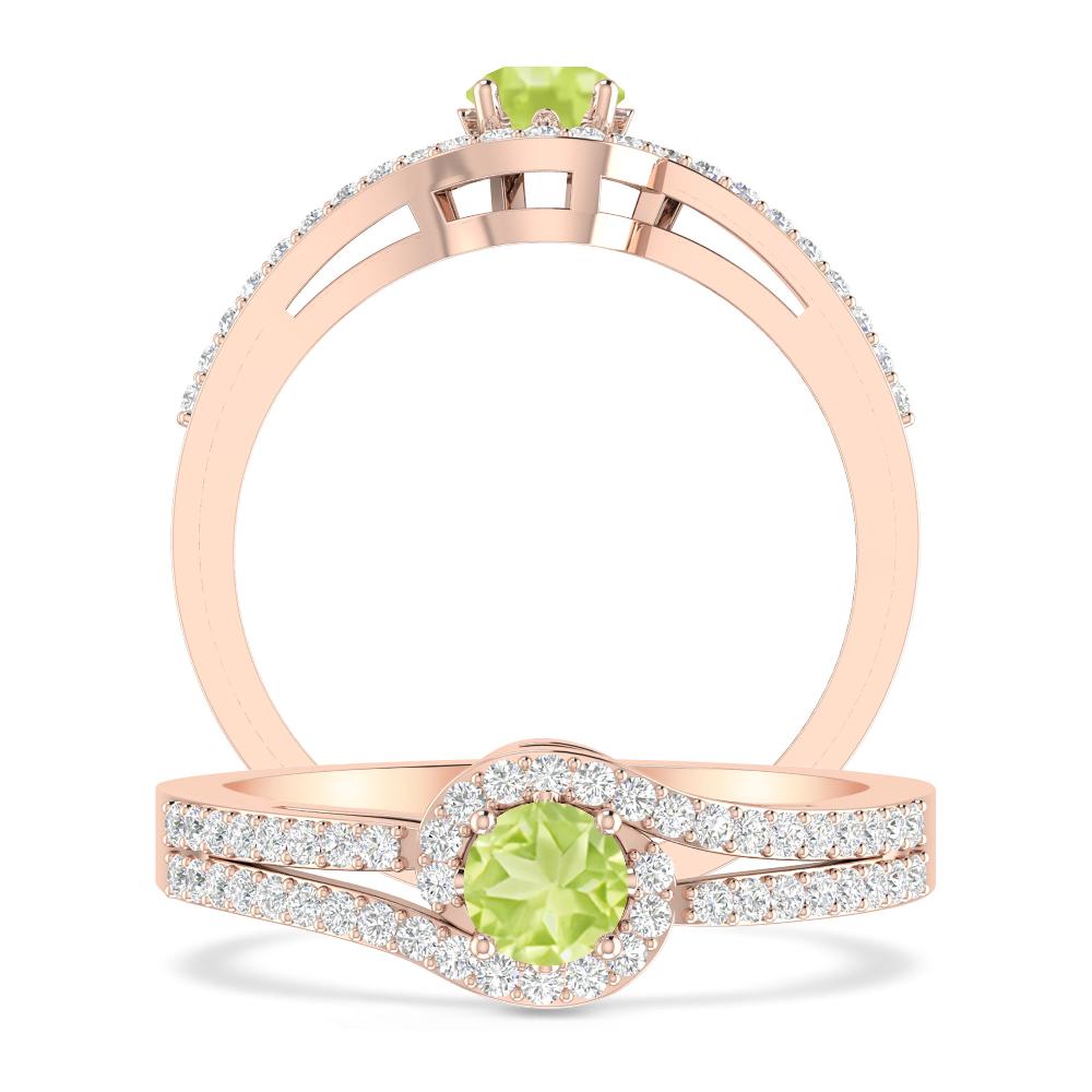 Rose Gold - Peridot