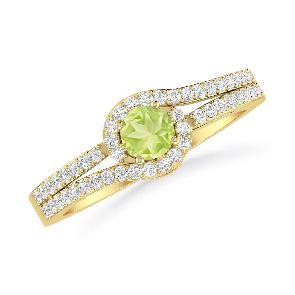 Yellow Gold - Peridot