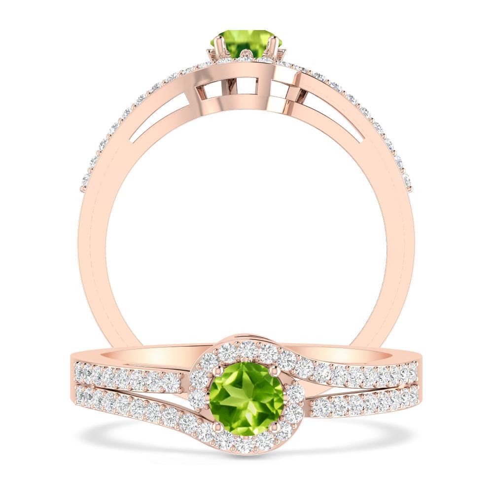 Rose Gold - Peridot
