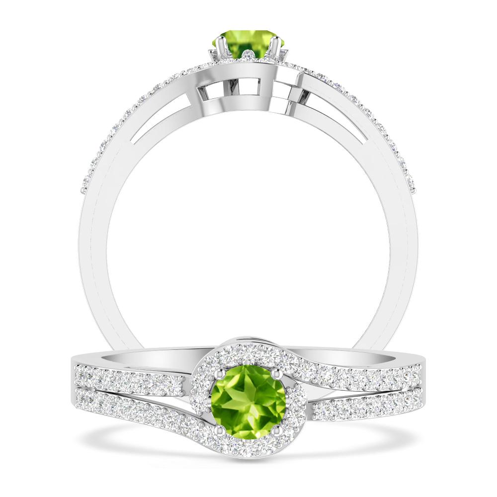 White Gold - Peridot