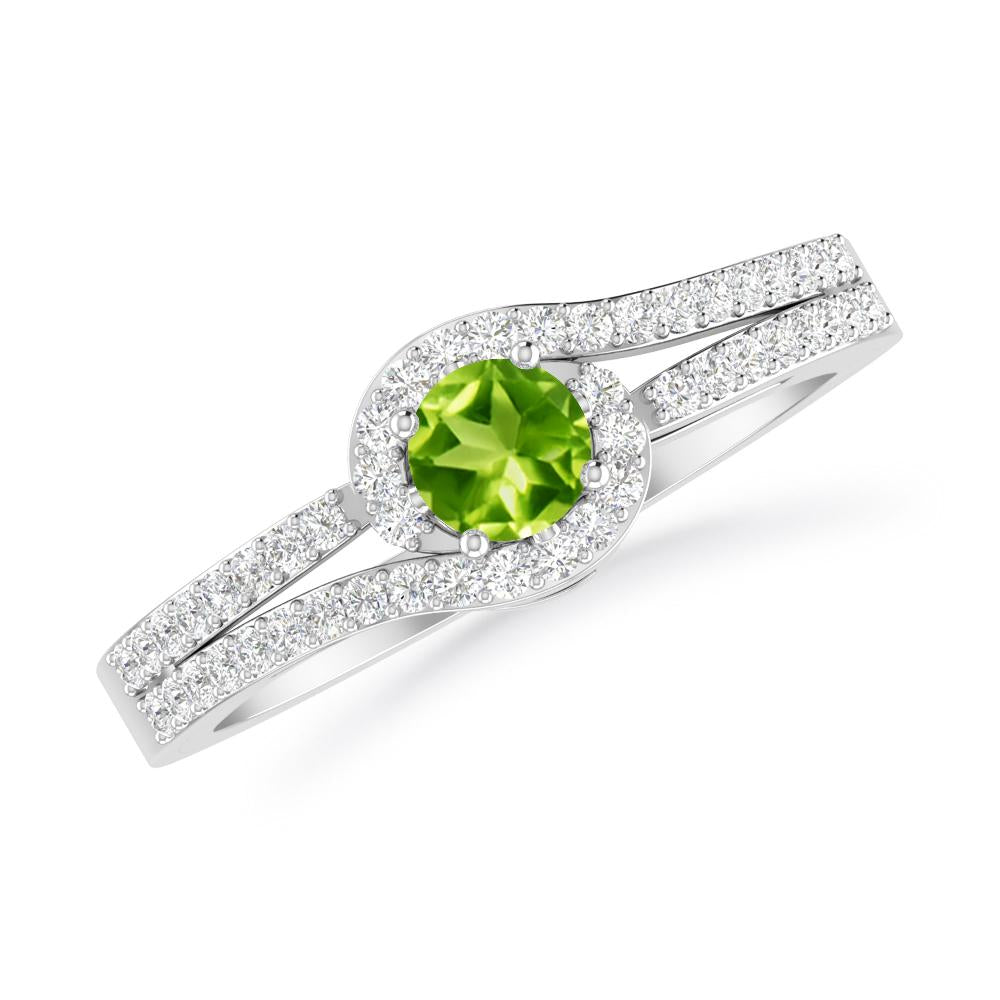 White Gold - Peridot