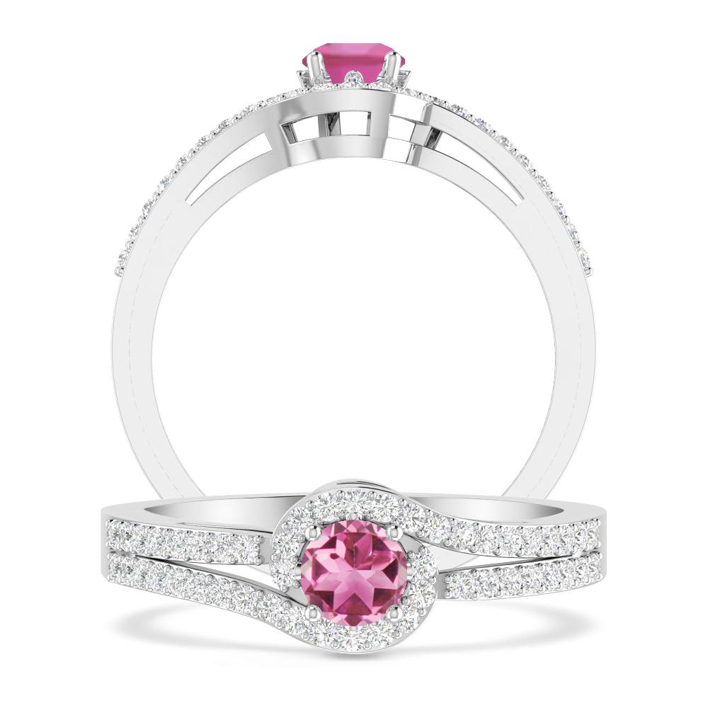 White Gold - Pink Tourmaline