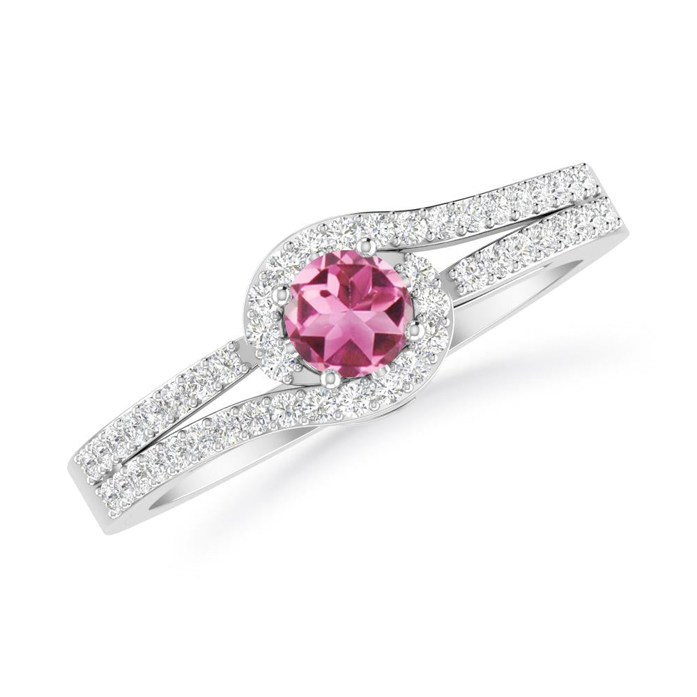 White Gold - Pink Tourmaline