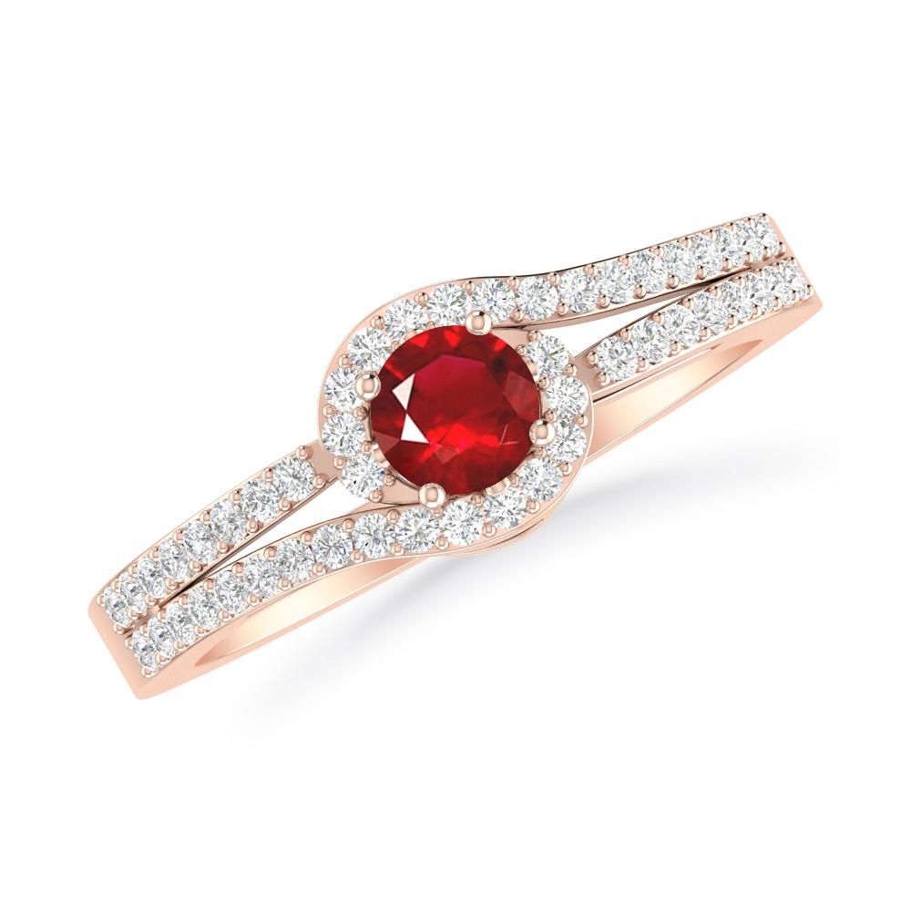 Rose Gold - Ruby