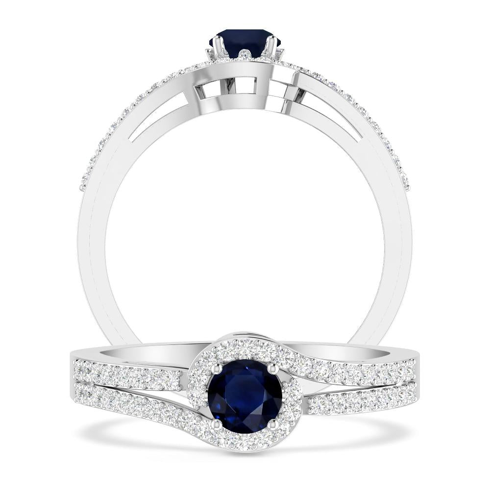 White Gold - Sapphire