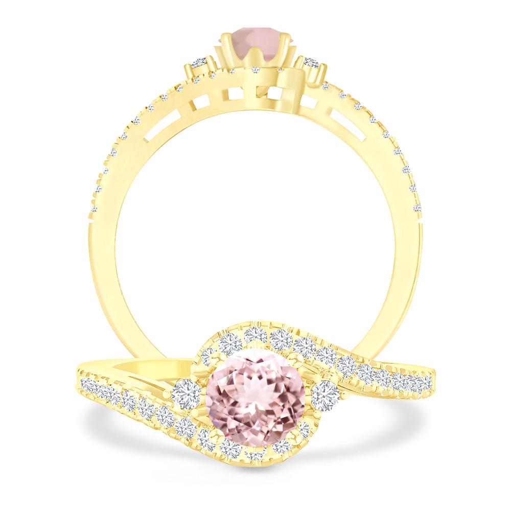Yellow Gold - Morganite