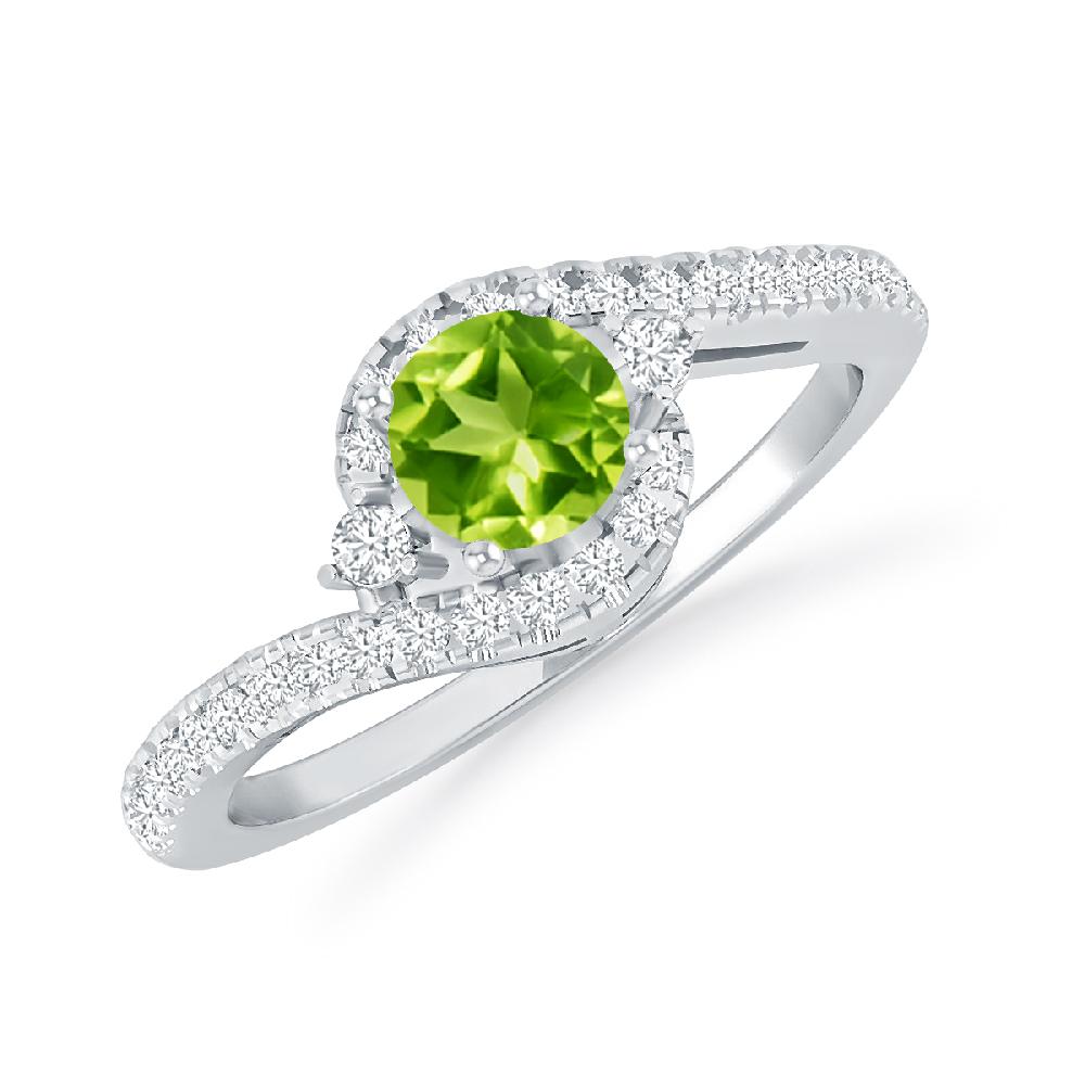 White Gold - Peridot