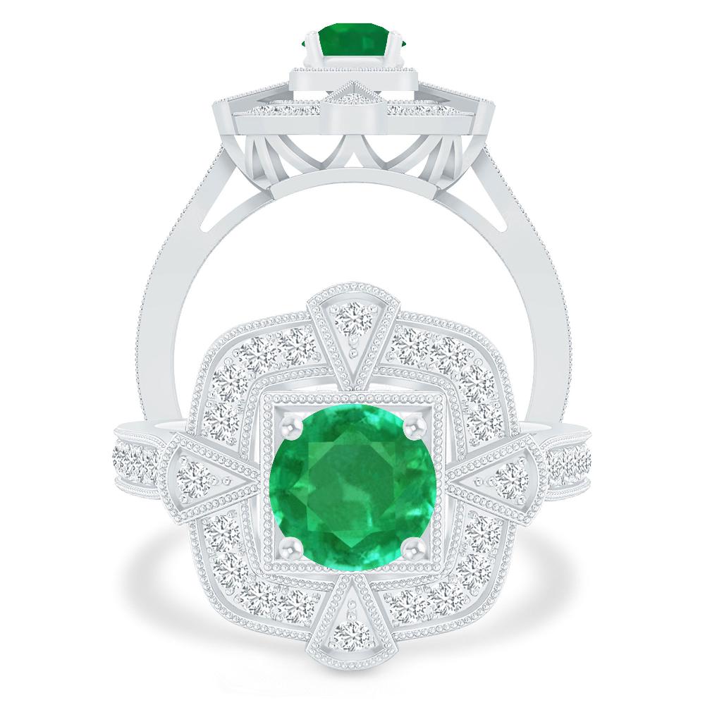 White Gold - Emerald