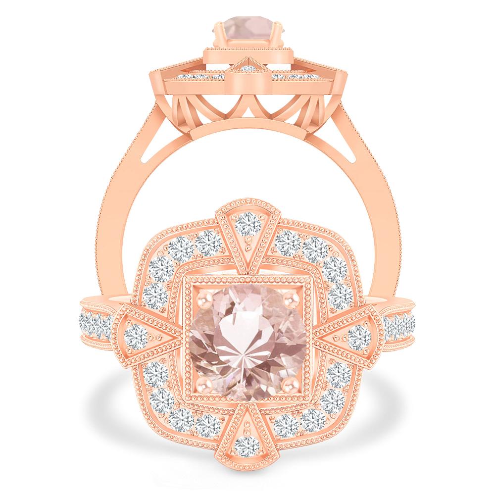 Rose Gold - Morganite