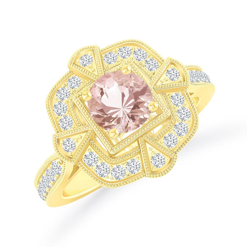Yellow Gold - Morganite