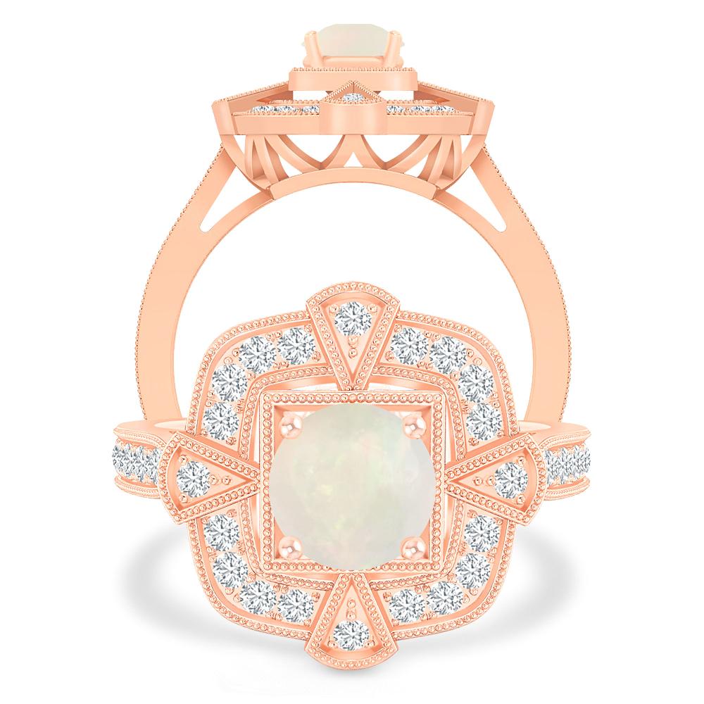 Rose Gold - Opal