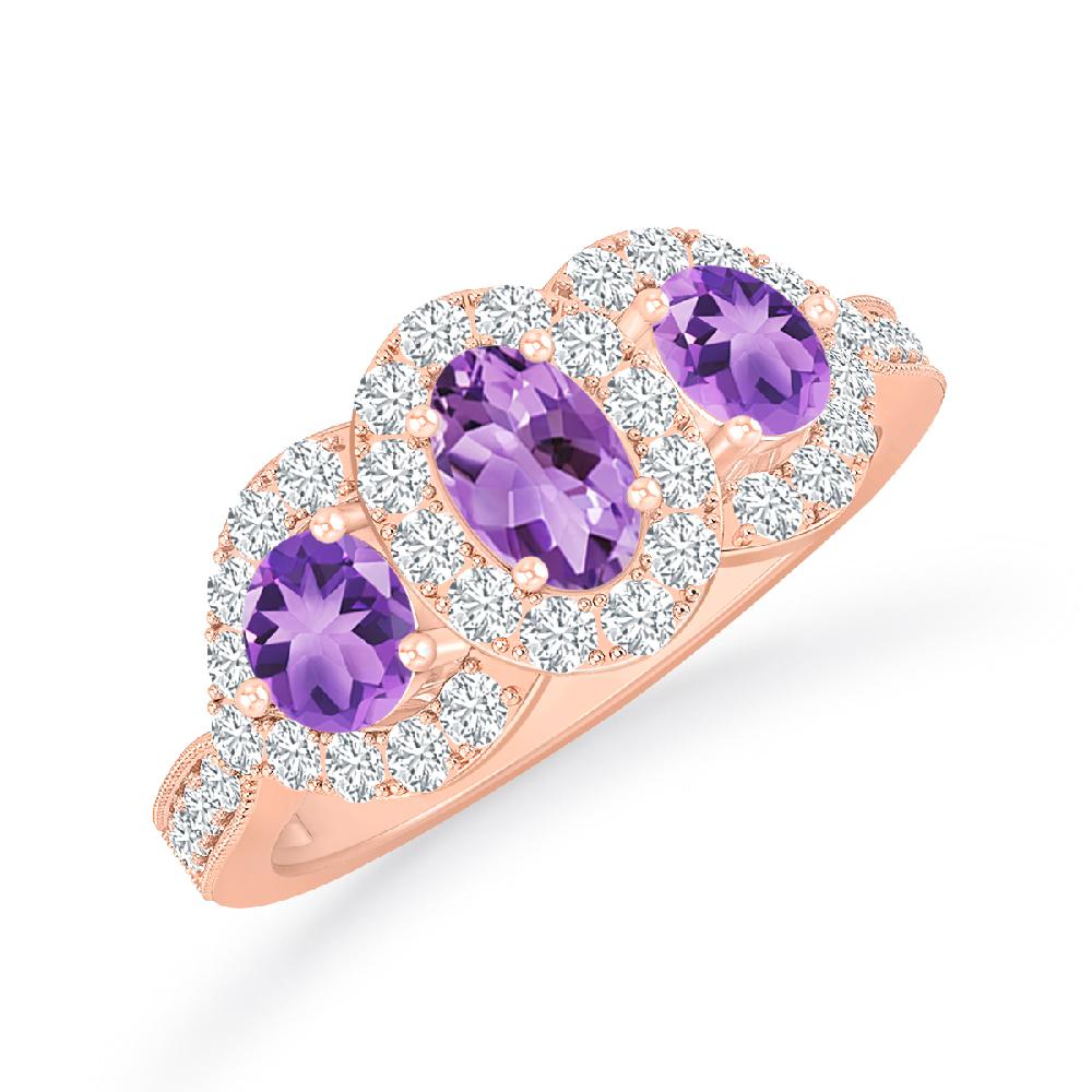 Rose Gold - Amethyst