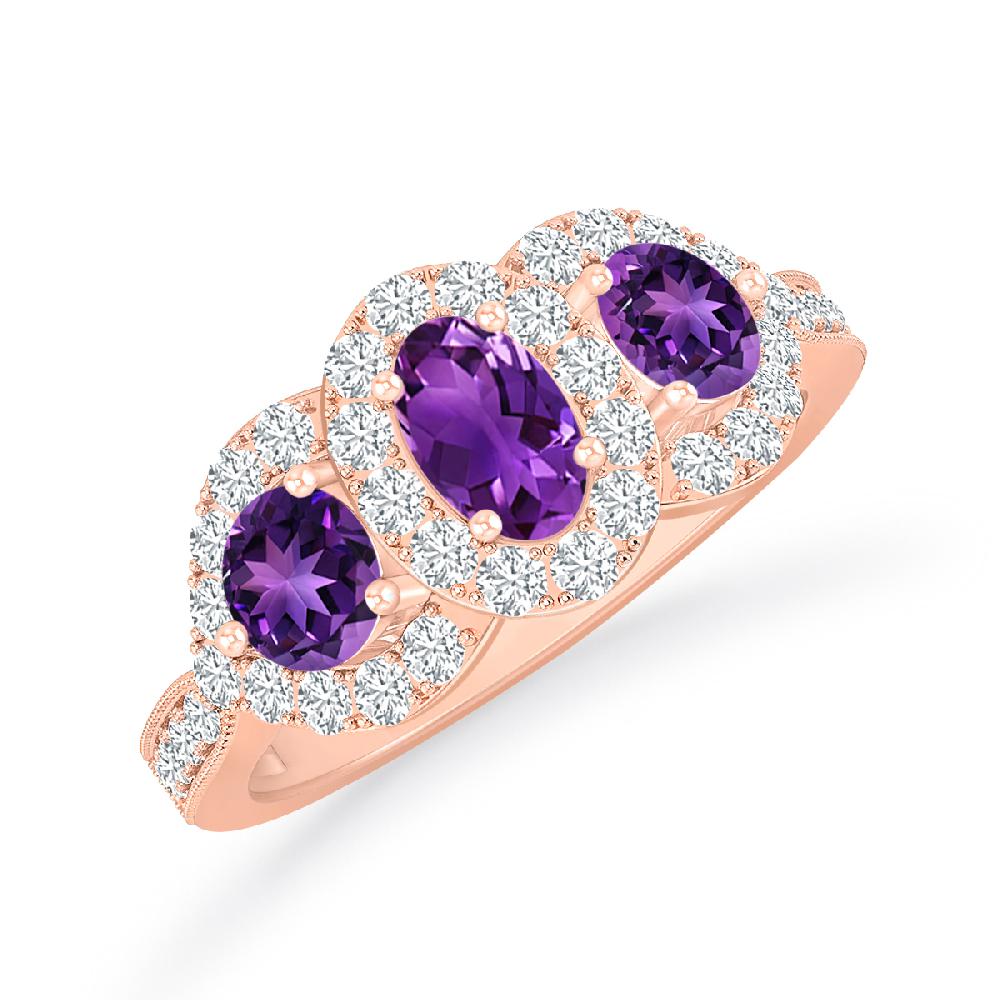 Rose Gold - Amethyst