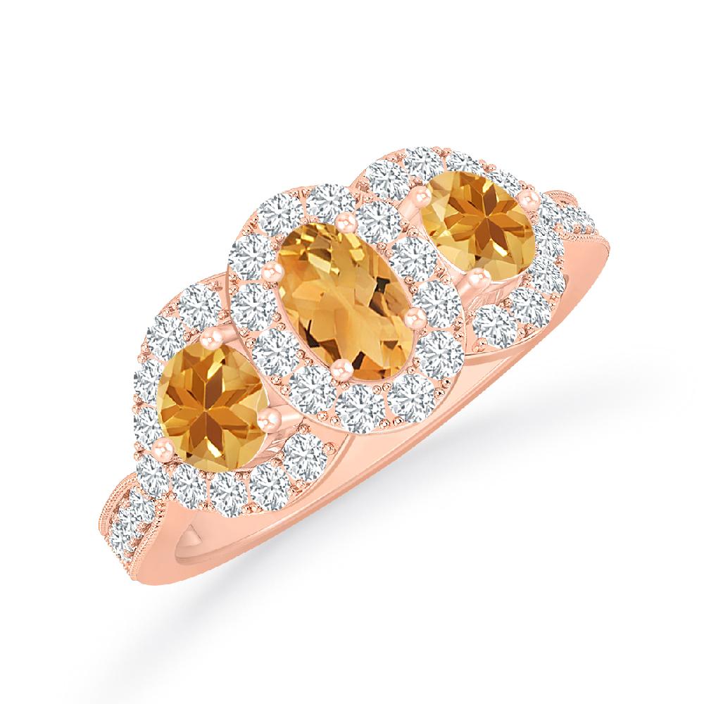 Rose Gold - Citrine