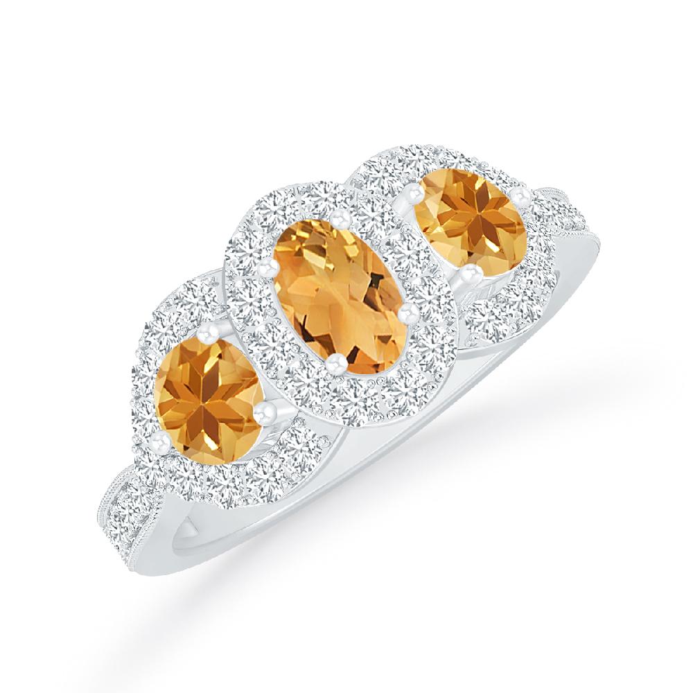 White Gold - Citrine