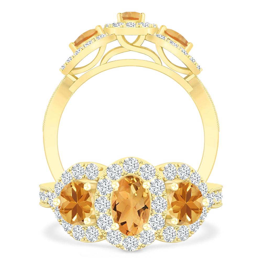 Yellow Gold - Citrine