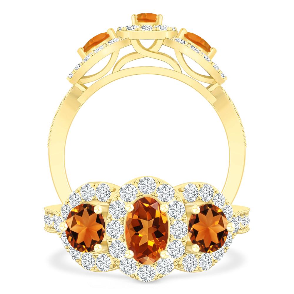 Yellow Gold - Citrine