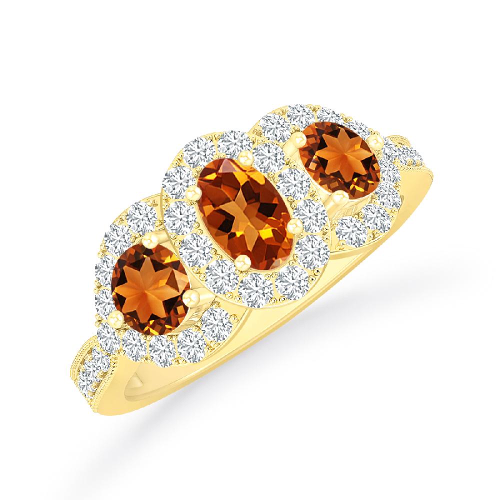 Yellow Gold - Citrine