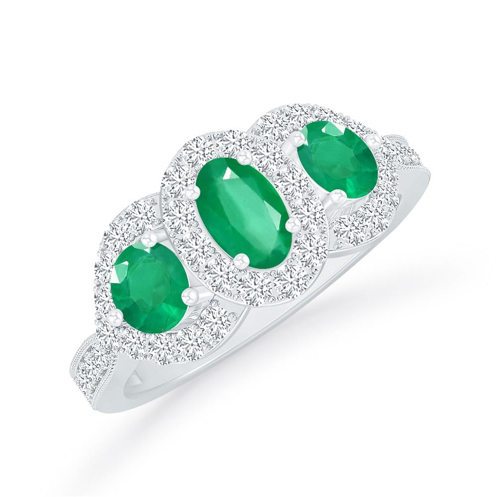 White Gold - Emerald