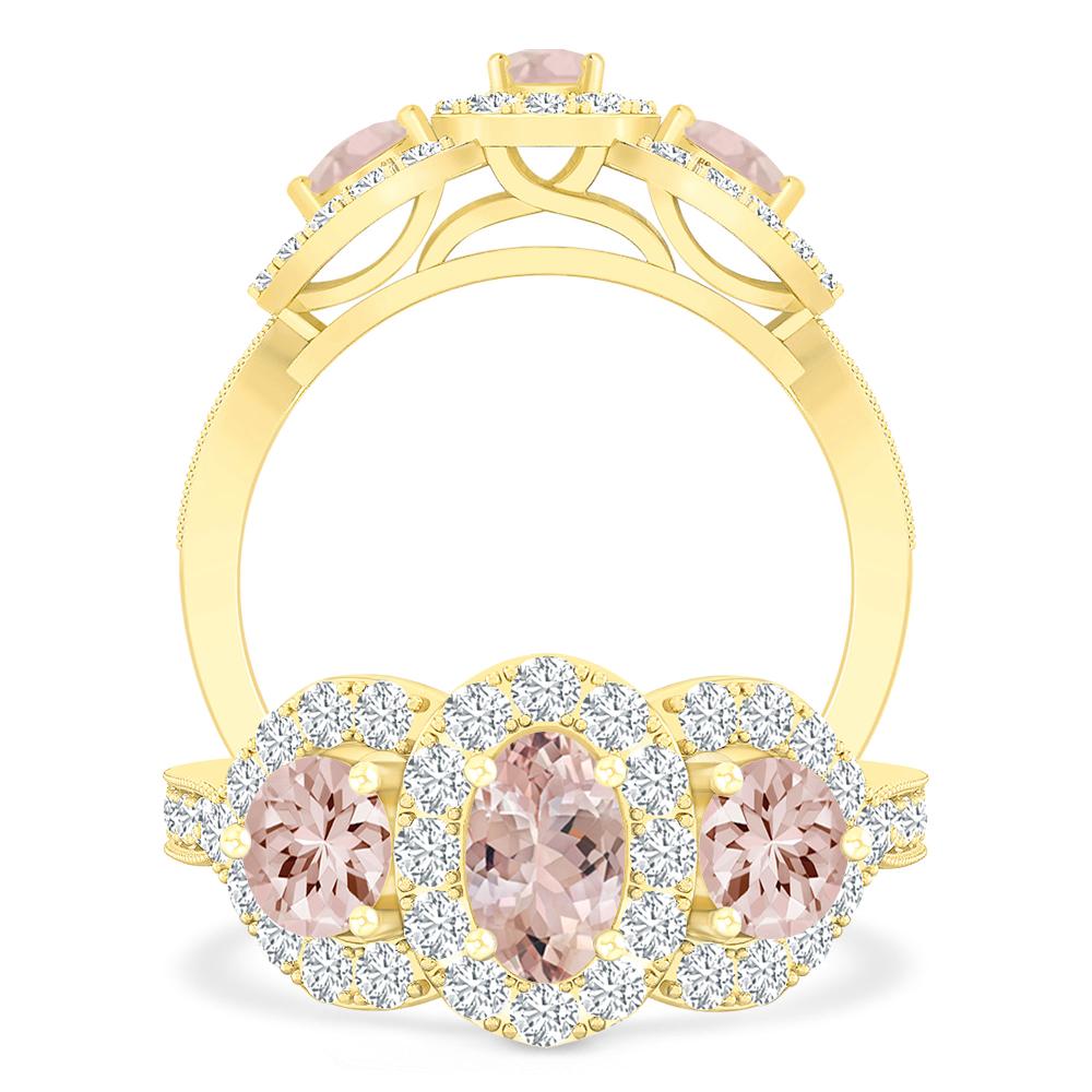 Yellow Gold - Morganite