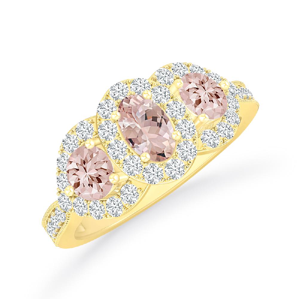 Yellow Gold - Morganite