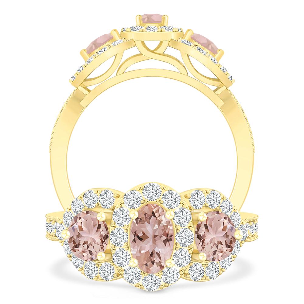 Yellow Gold - Morganite