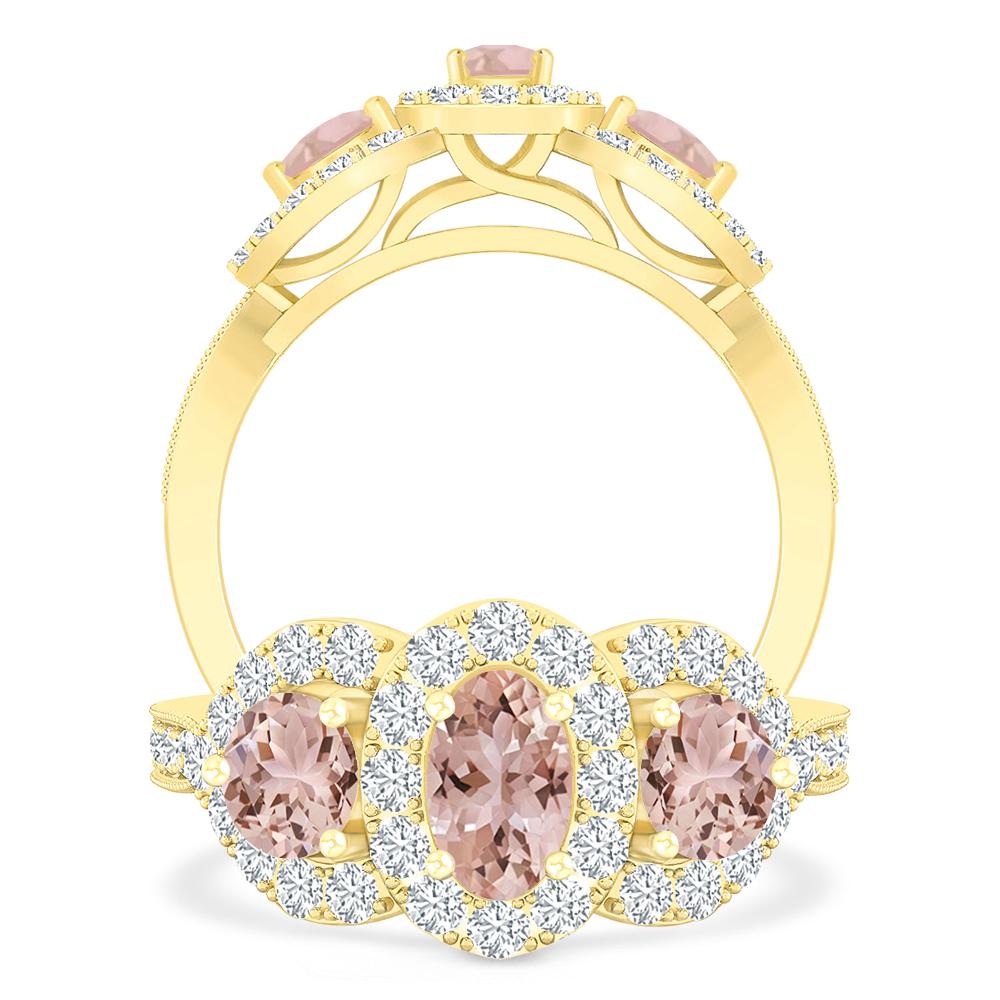 Yellow Gold - Morganite