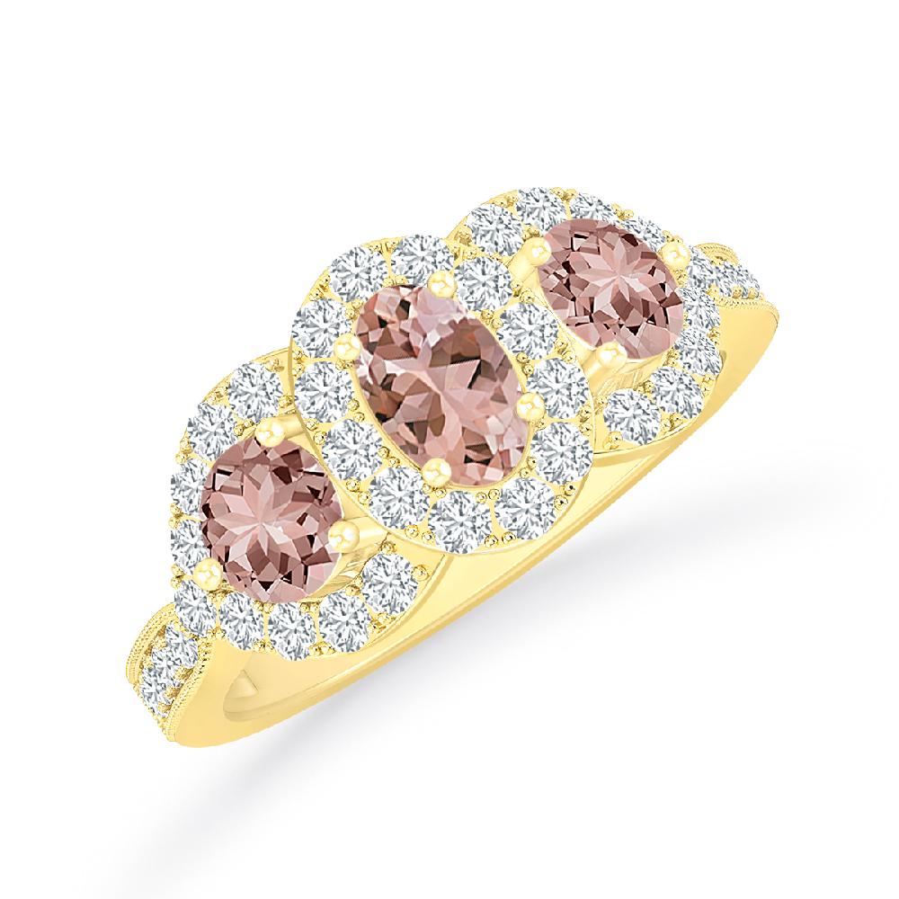 Yellow Gold - Morganite