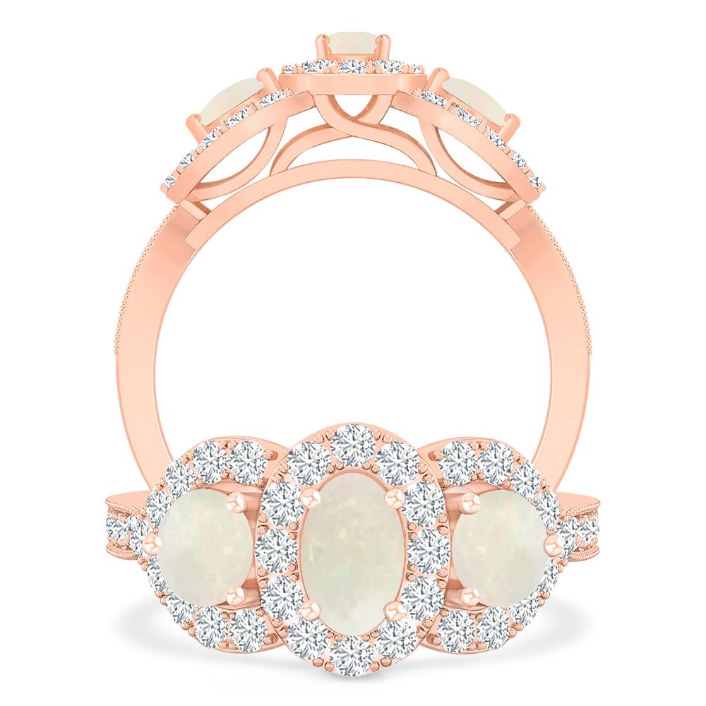 Rose Gold - Opal