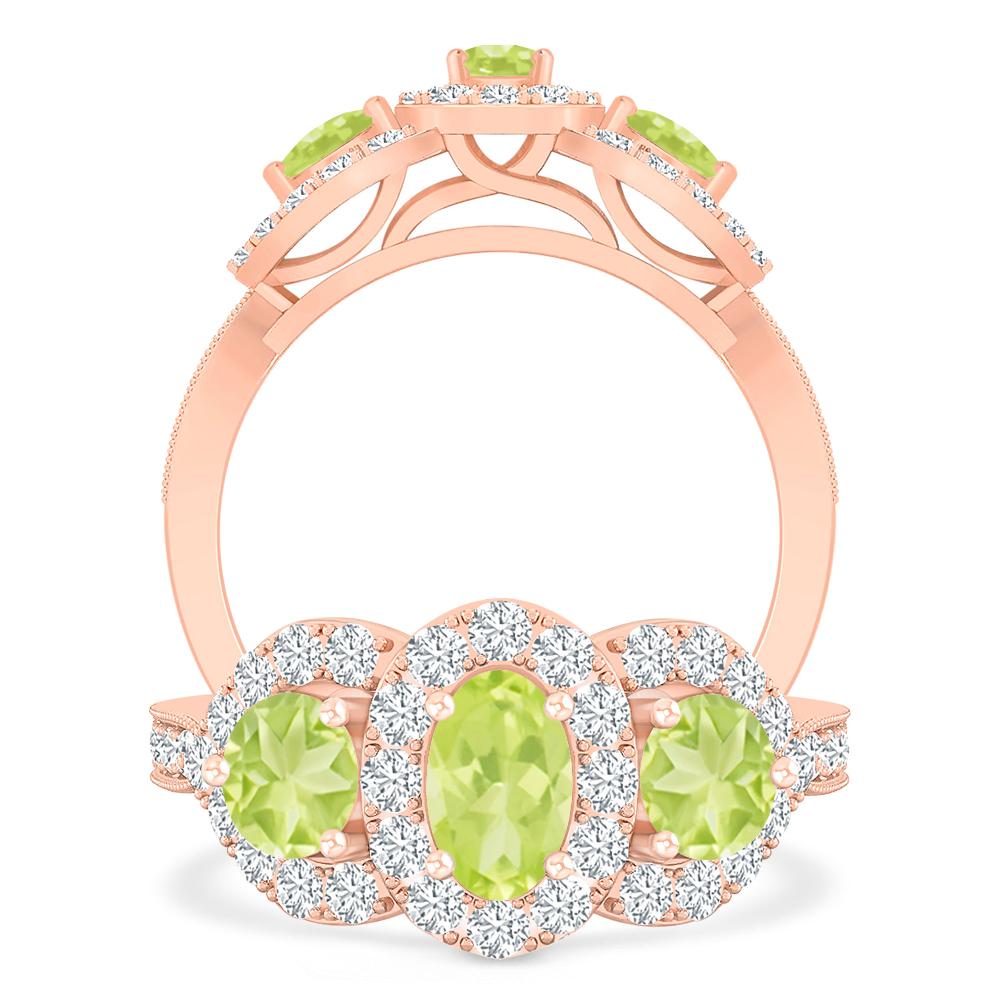 Rose Gold - Peridot