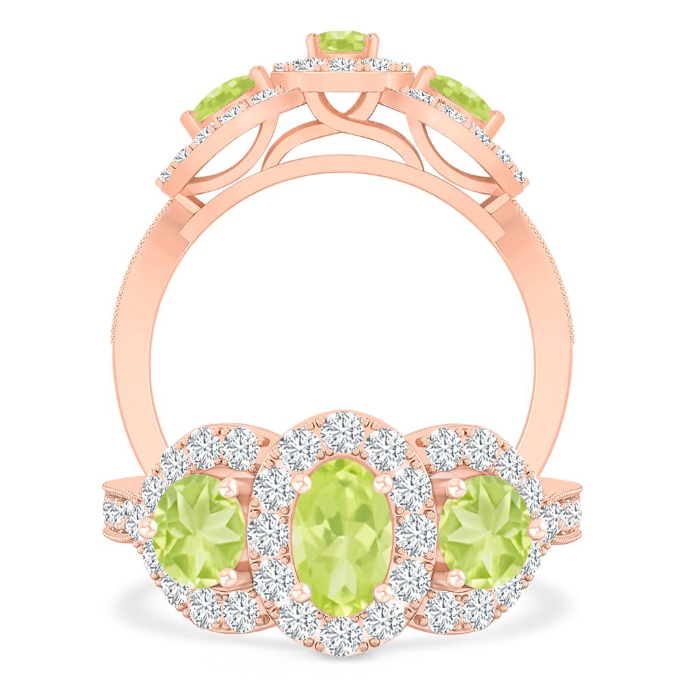 Rose Gold - Peridot