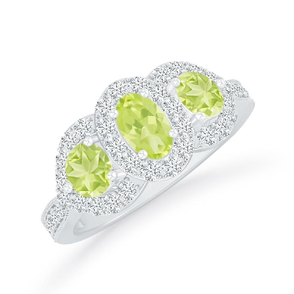 White Gold - Peridot