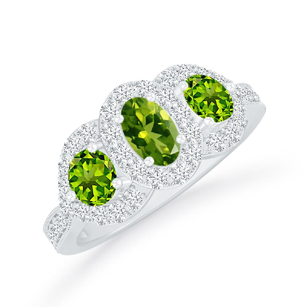 White Gold - Peridot