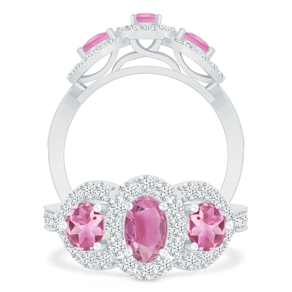 White Gold - Pink Tourmaline