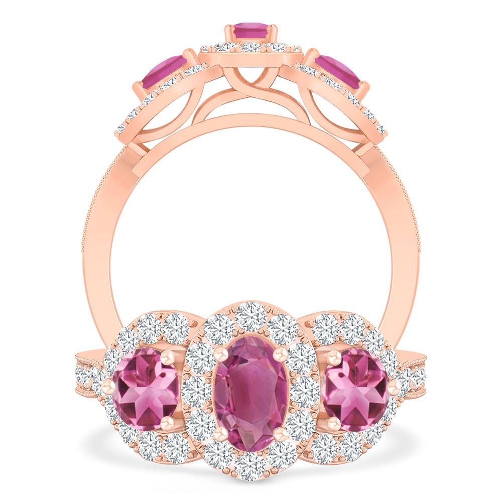 Rose Gold - Pink Tourmaline