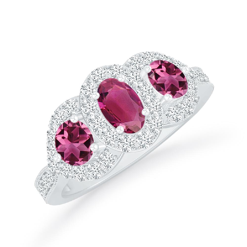 White Gold - Pink Tourmaline