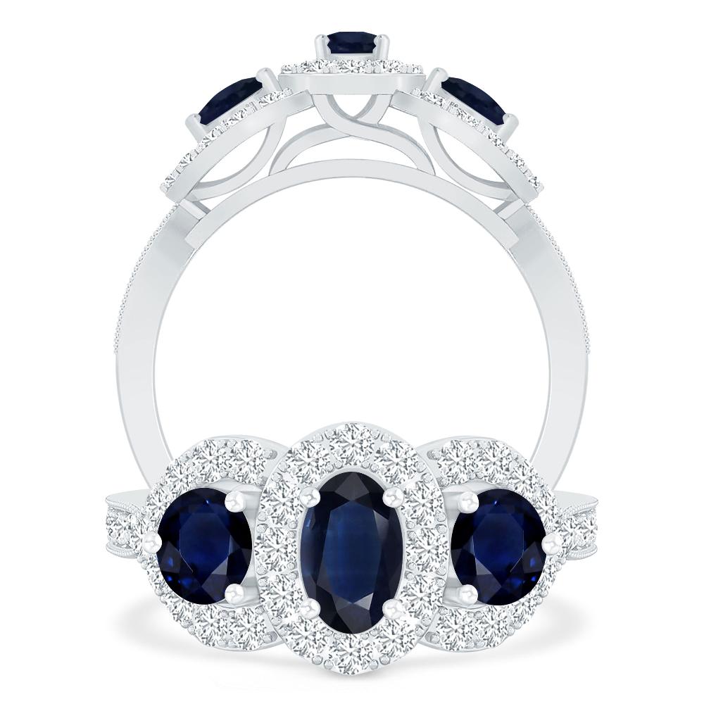 White Gold - Sapphire