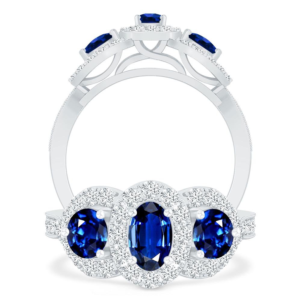 White Gold - Sapphire