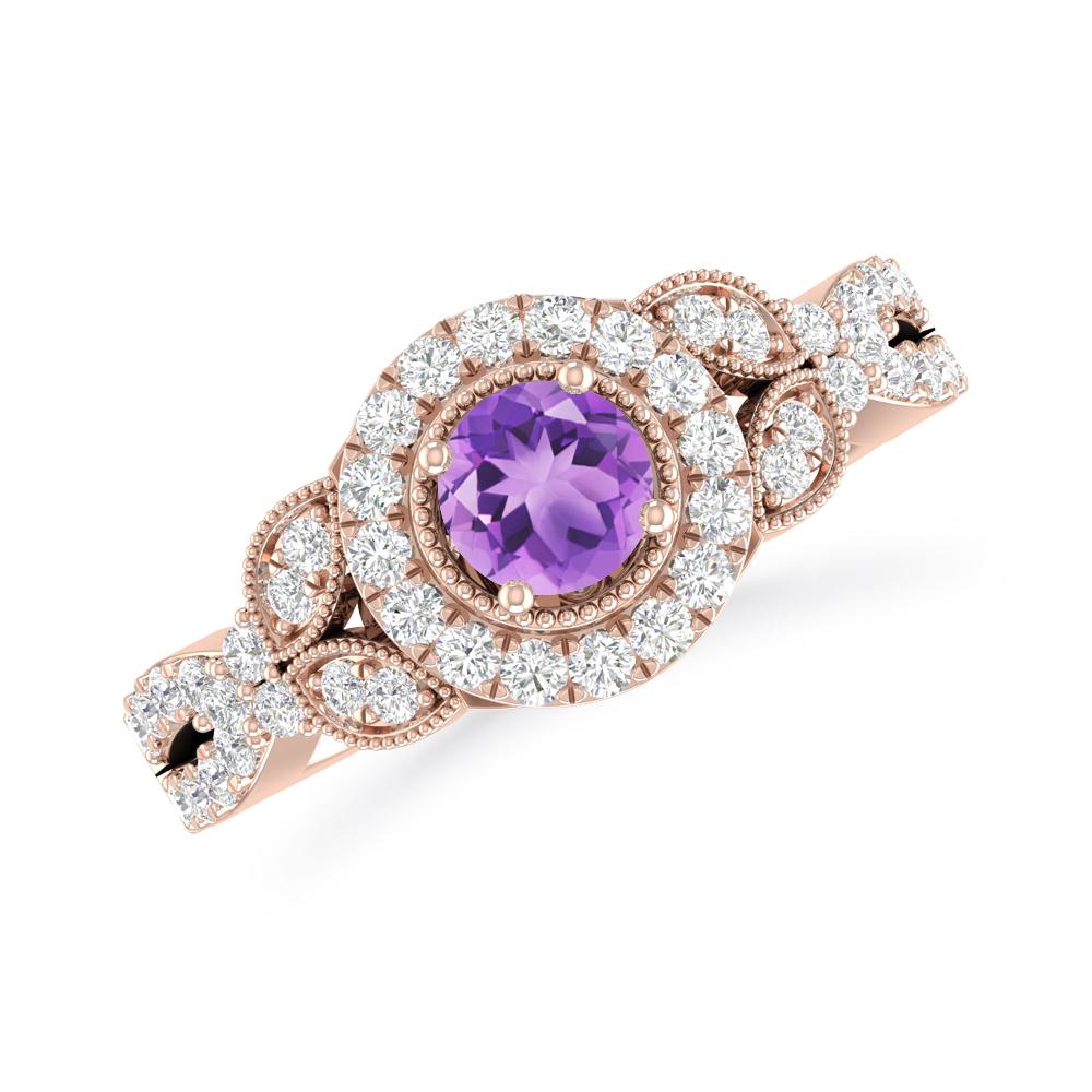 Rose Gold - Amethyst