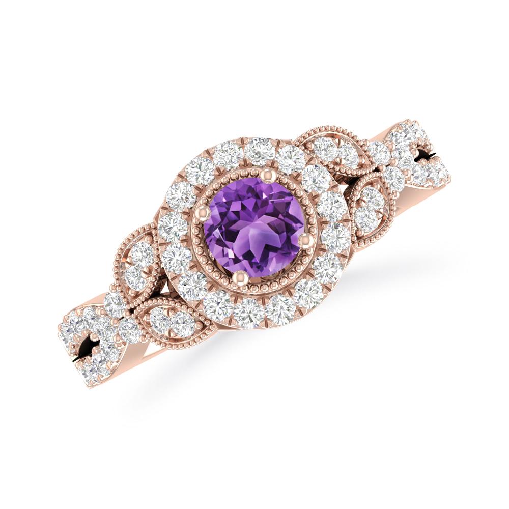 Rose Gold - Amethyst