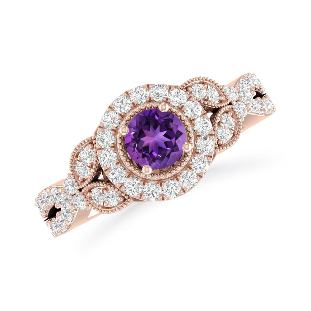 Rose Gold - Amethyst