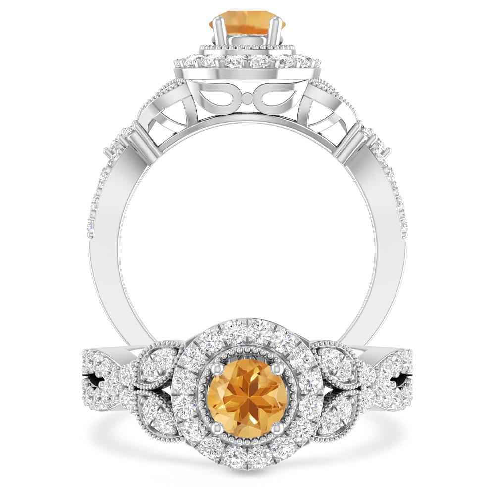 White Gold - Citrine