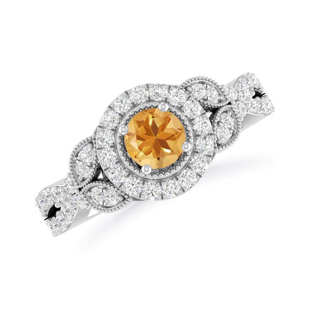 White Gold - Citrine